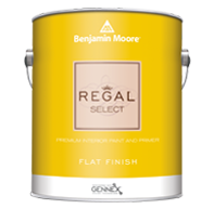 Regal Select N547 Series N547-4X-004 Interior Paint, Flat Sheen, 4X Tint, 1 qt